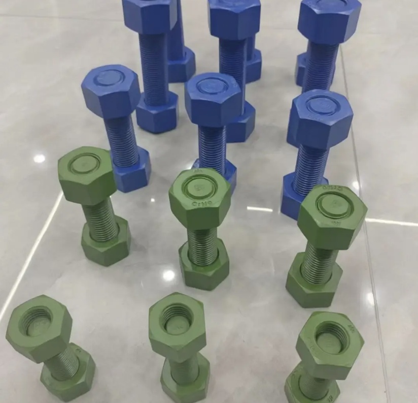 ASTM A193 B7 Stud Bolts with Zinc Nickel Plating Xylan Coating