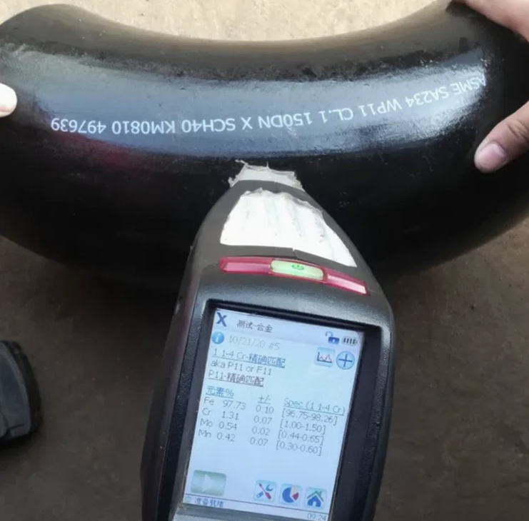 ASTM-A234-WP11-Elbow-butt-weld-ASME-B16.9-LR-90DEG