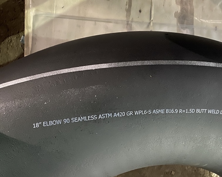 ASTM A420 WPL6 Pipe Fittings elbow tee