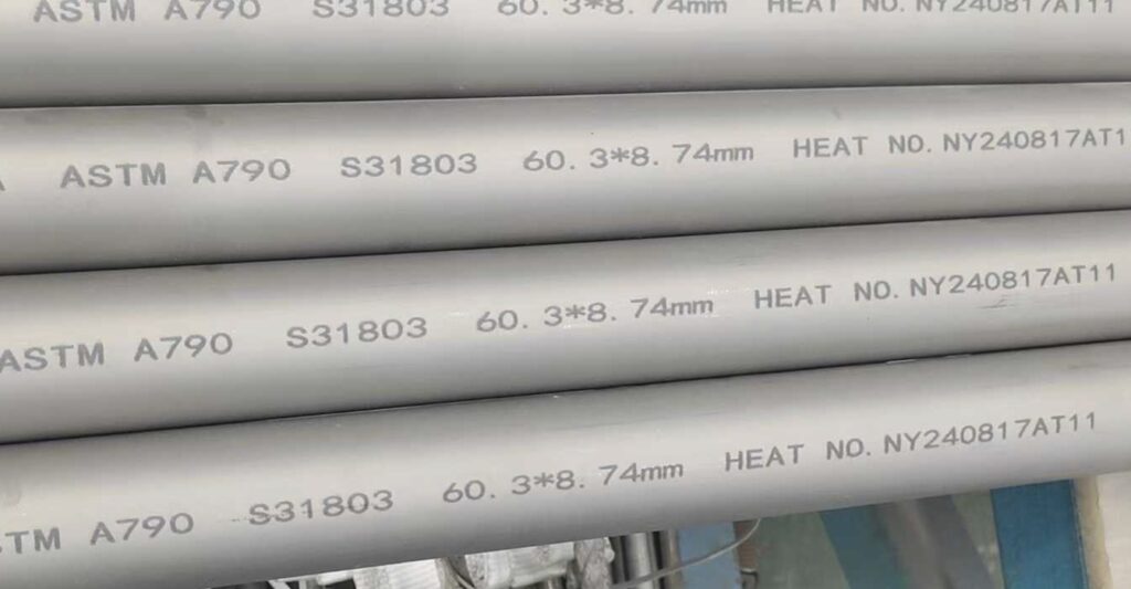 ASTM A790 UNS S31803 Duplex Stainless Seamless Pipes