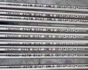 ASTM B167 UNS N06600 Inconel 600 Seamless Pipe Tubes