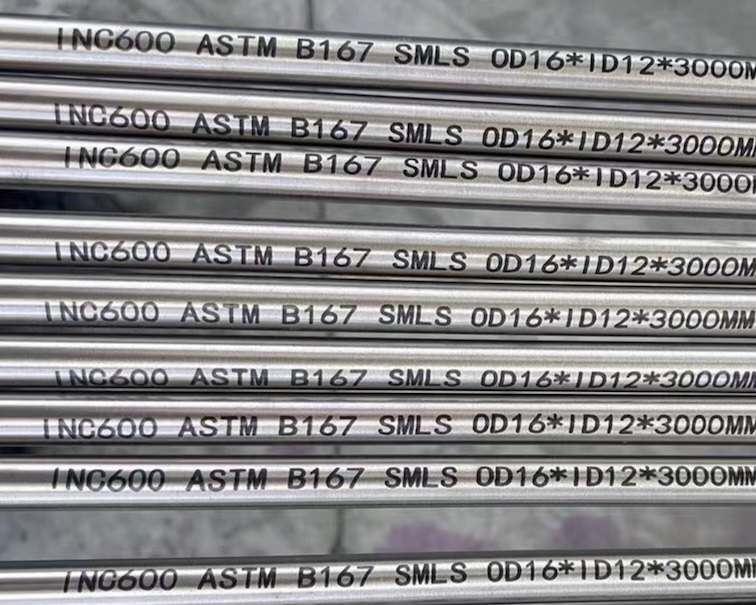 ASTM B167 UNS N06600 Inconel 600 Seamless Pipe Tubes