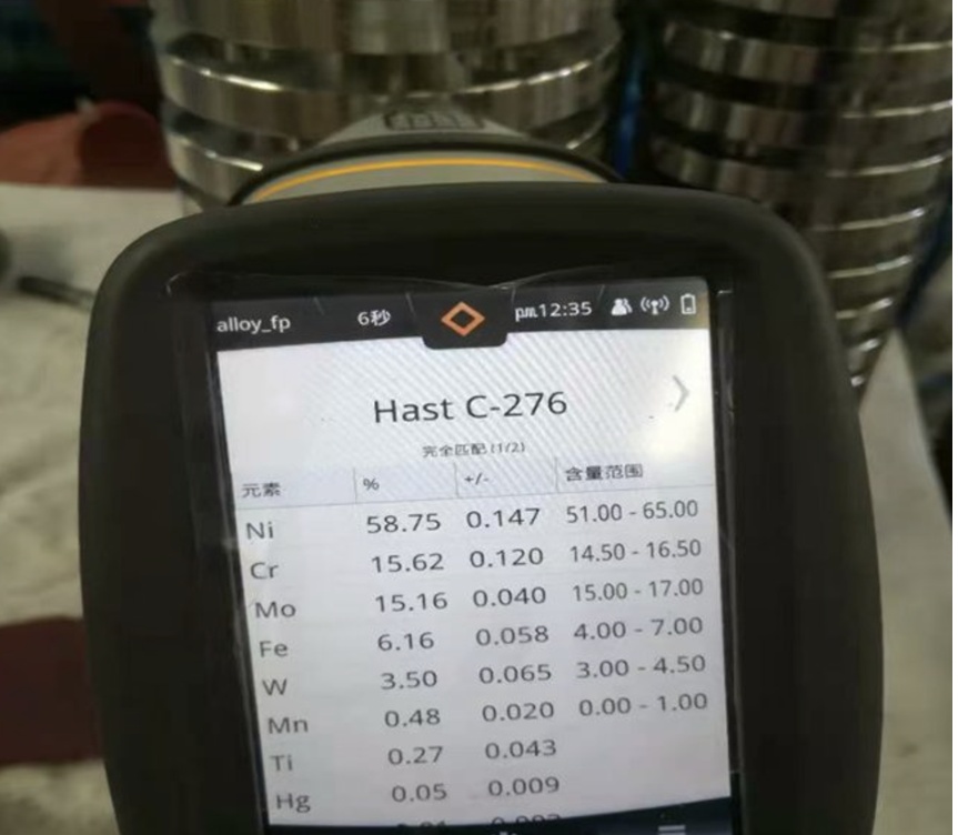 ASTM B564 N10276 WNRF Flange