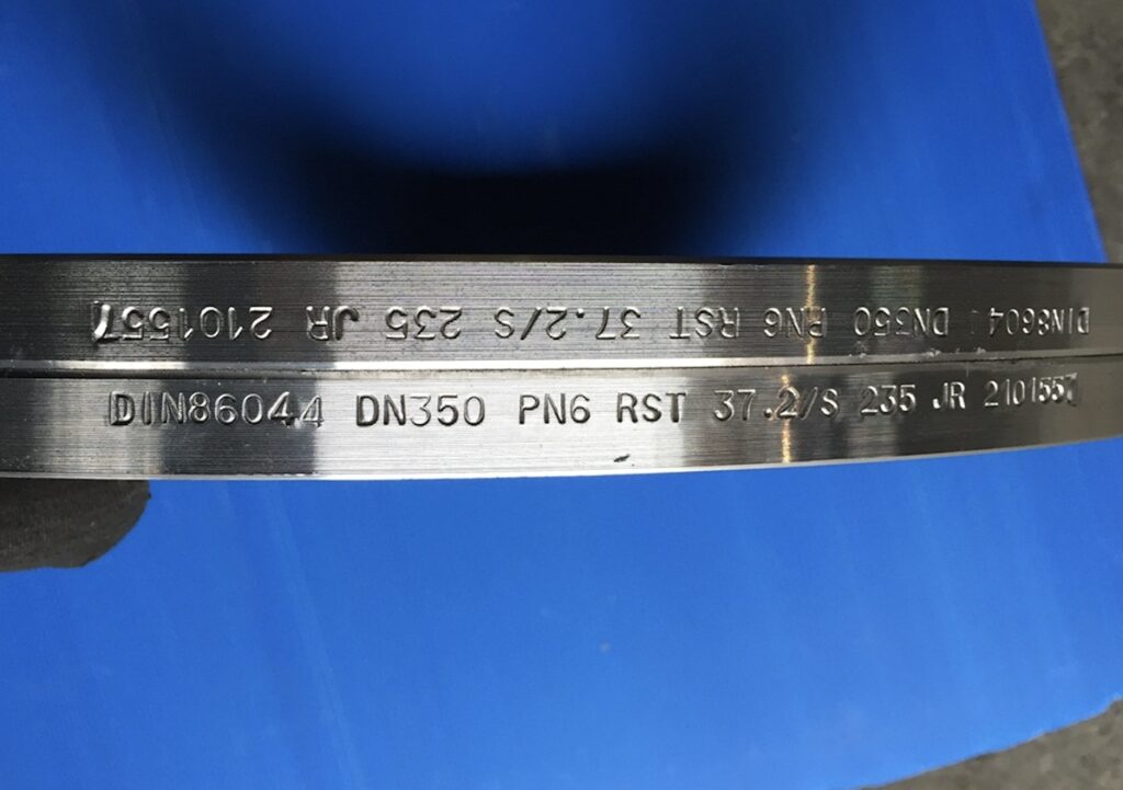 DIN 86044 Flanges PN6 Flange Exhaust Gas Lines on Ships