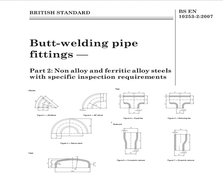 EN 10253-2 Butt Weld Pipe Fittings