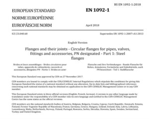 EN 1092-1 Flange Standard